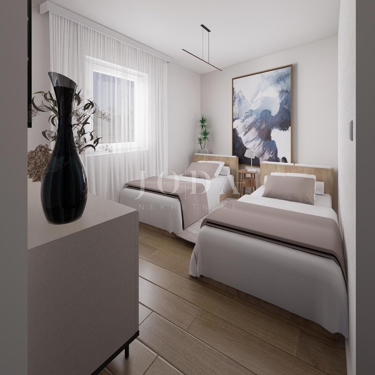 Crikvenica, trisobno stanovanje + garaža, 120,72 m²