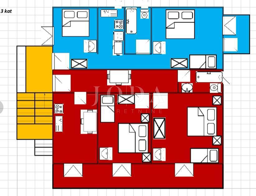 Hiša Novalja, 400m2