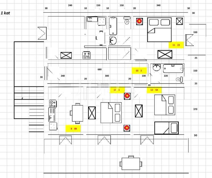 Hiša Novalja, 400m2