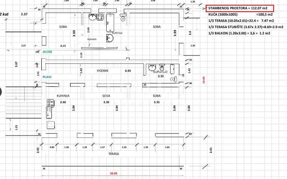 Hiša Novalja, 400m2