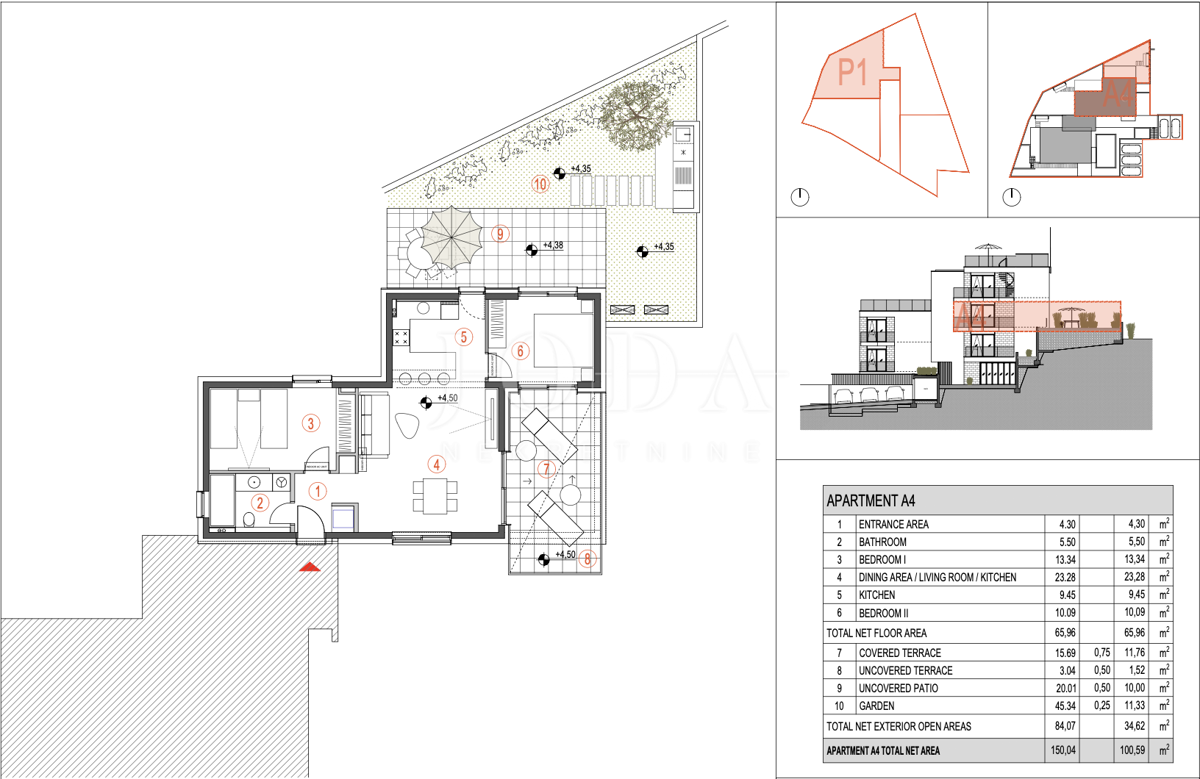 Stanovanje Primošten, 157m2