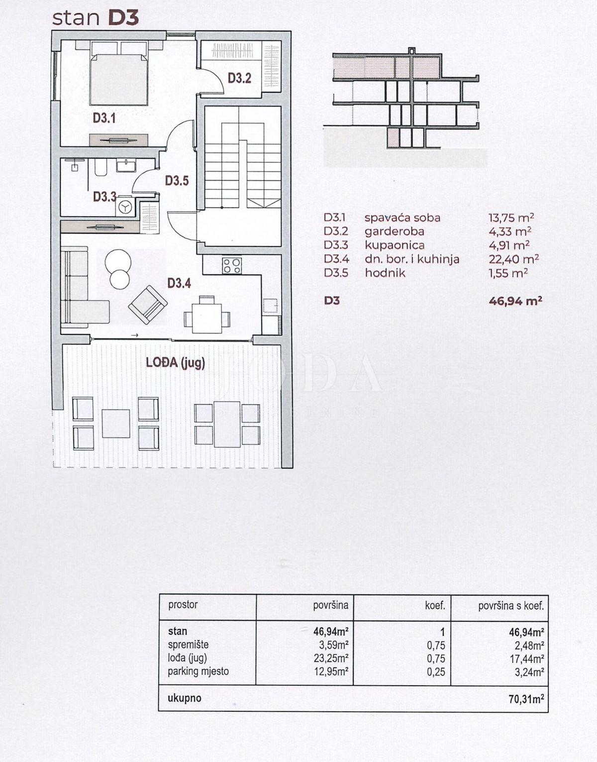 Stanovanje Kraljevica, 117,40m2