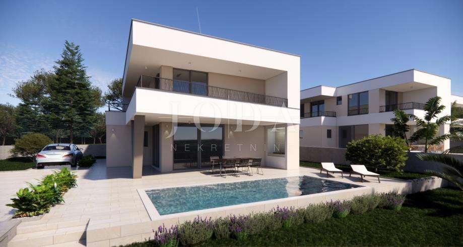 Okolica mesta Krk, vila z bazenom in pogledom na morje!