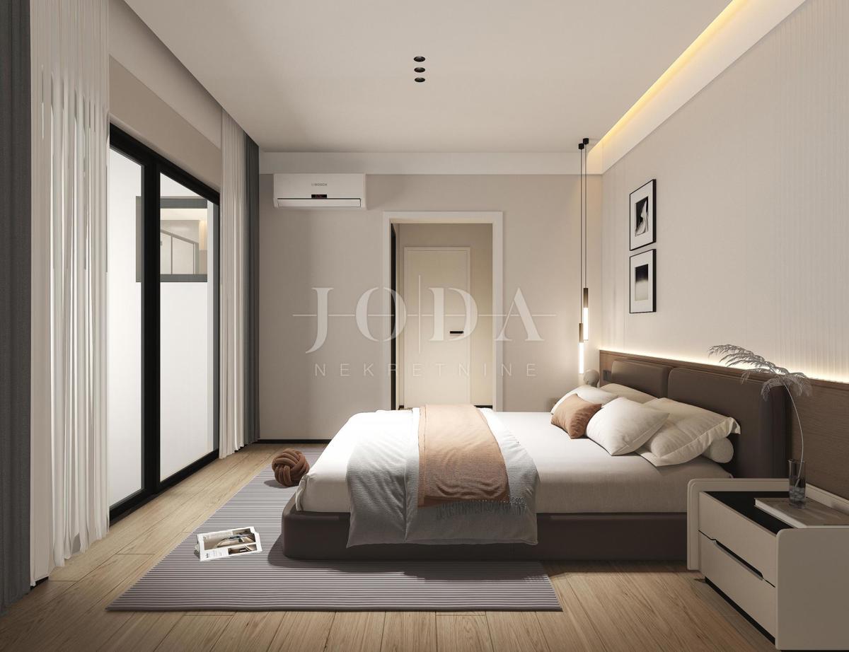 Villa s bazenom i pogledom na more na otoku Krku 