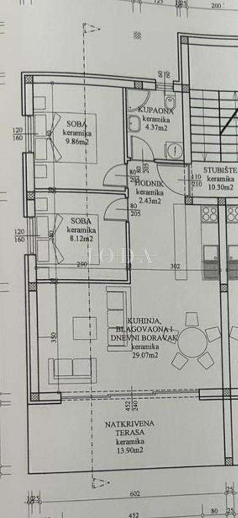 Stanovanje v Crikvenici, novogradnja z dvema parkirnima mestoma
