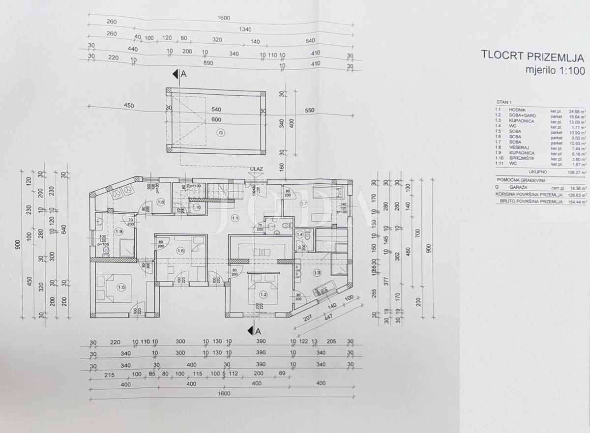 Vila prva vrsta do morja s panoramskim pogledom