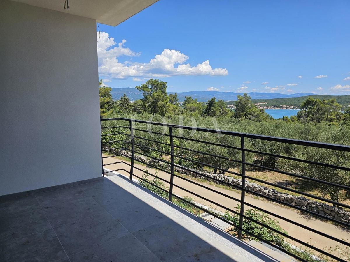 Apartma s pogledom na morje - otok Krk