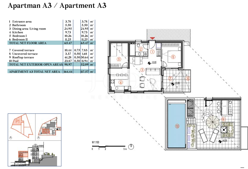 Stanovanje Primošten, 157m2