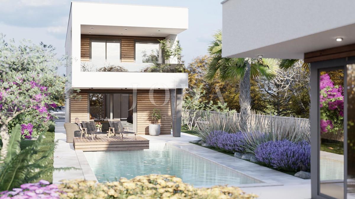 Okolica Baške - samostojna vila z bazenom