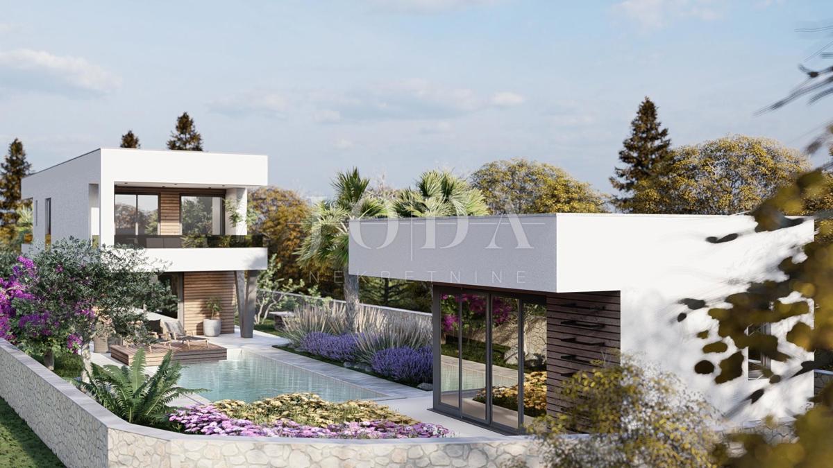 Okolica Baške - samostojna vila z bazenom