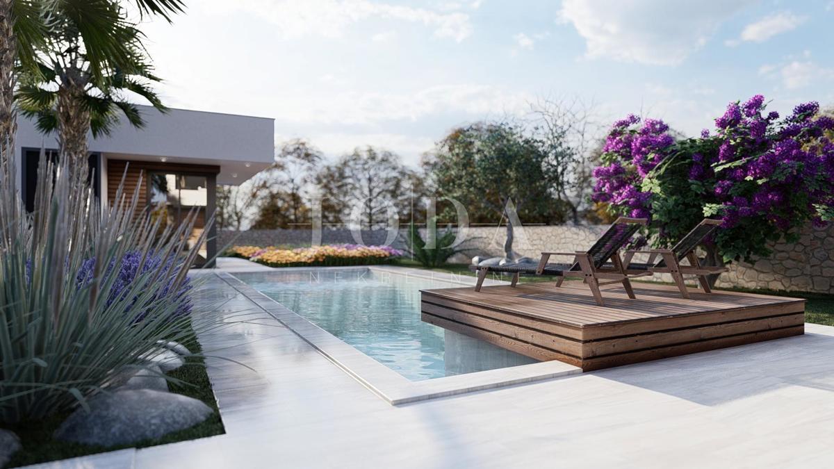 Okolica Baške - samostojna vila z bazenom