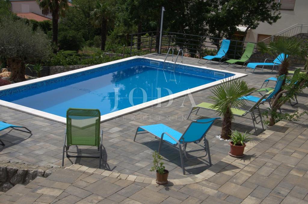 Ekskluzivna nepremičnina v Crikvenici: 602 m², bazen, 8 apartmajev, 250 m od morja