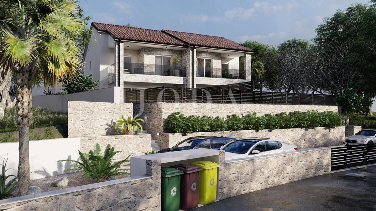 Malinska - hiša na mirni lokaciji s pogledom na morje