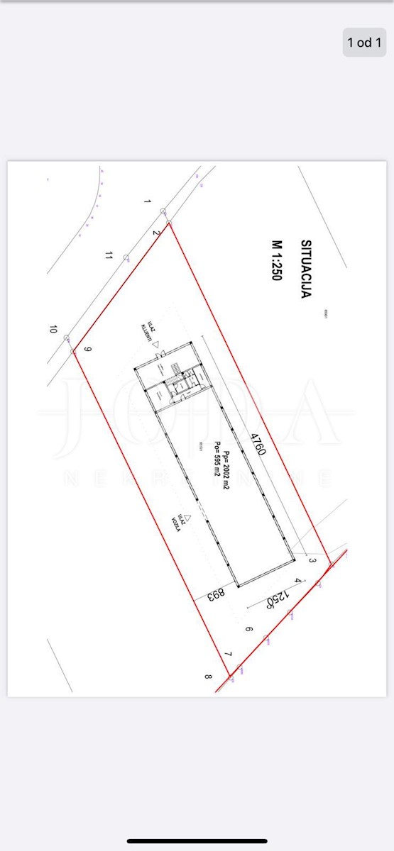 Zemljišče Novi Vinodolski, 2.106m2