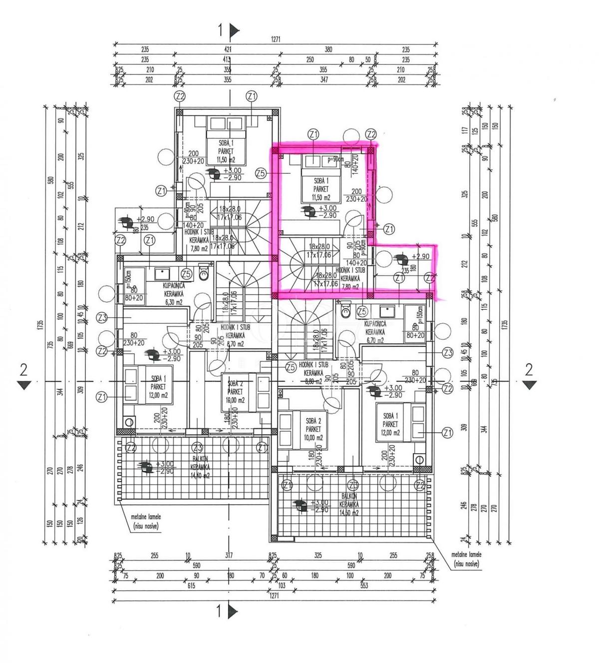 Stanovanje Jadranovo, Crikvenica, 70m2