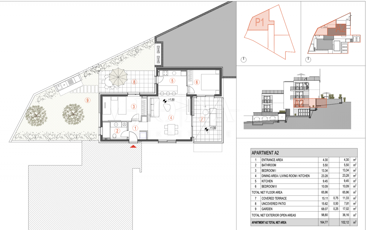 Stanovanje Primošten, 157m2