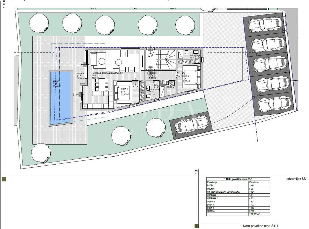 Gradbeno zemljišče s projektno dokumentacijo