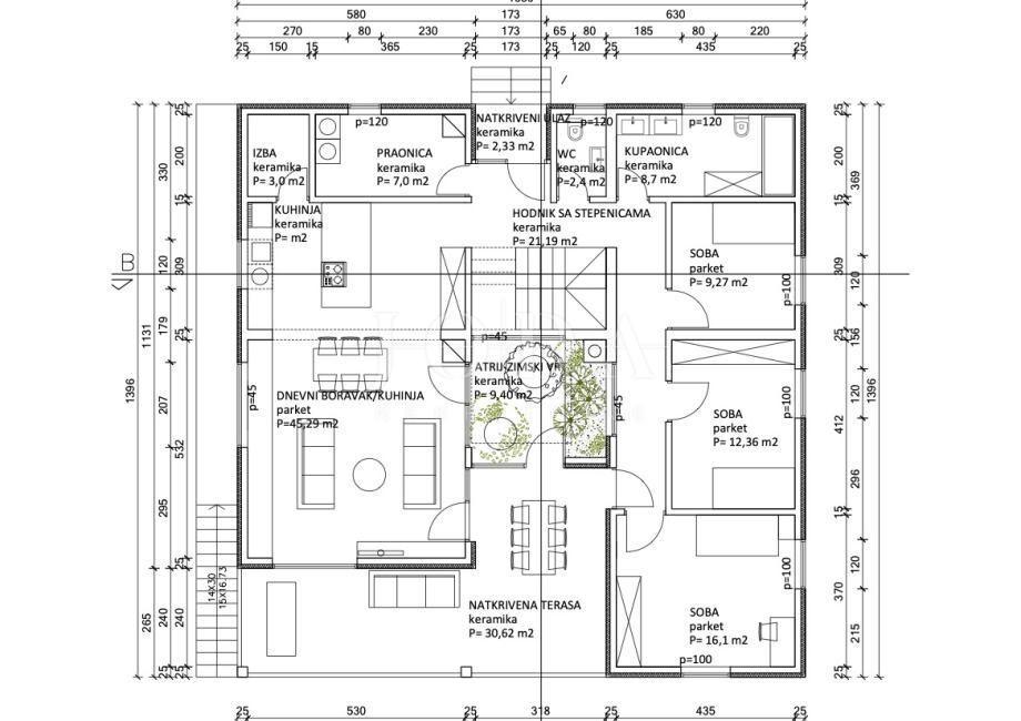 Hiša Gračišće, 303m2