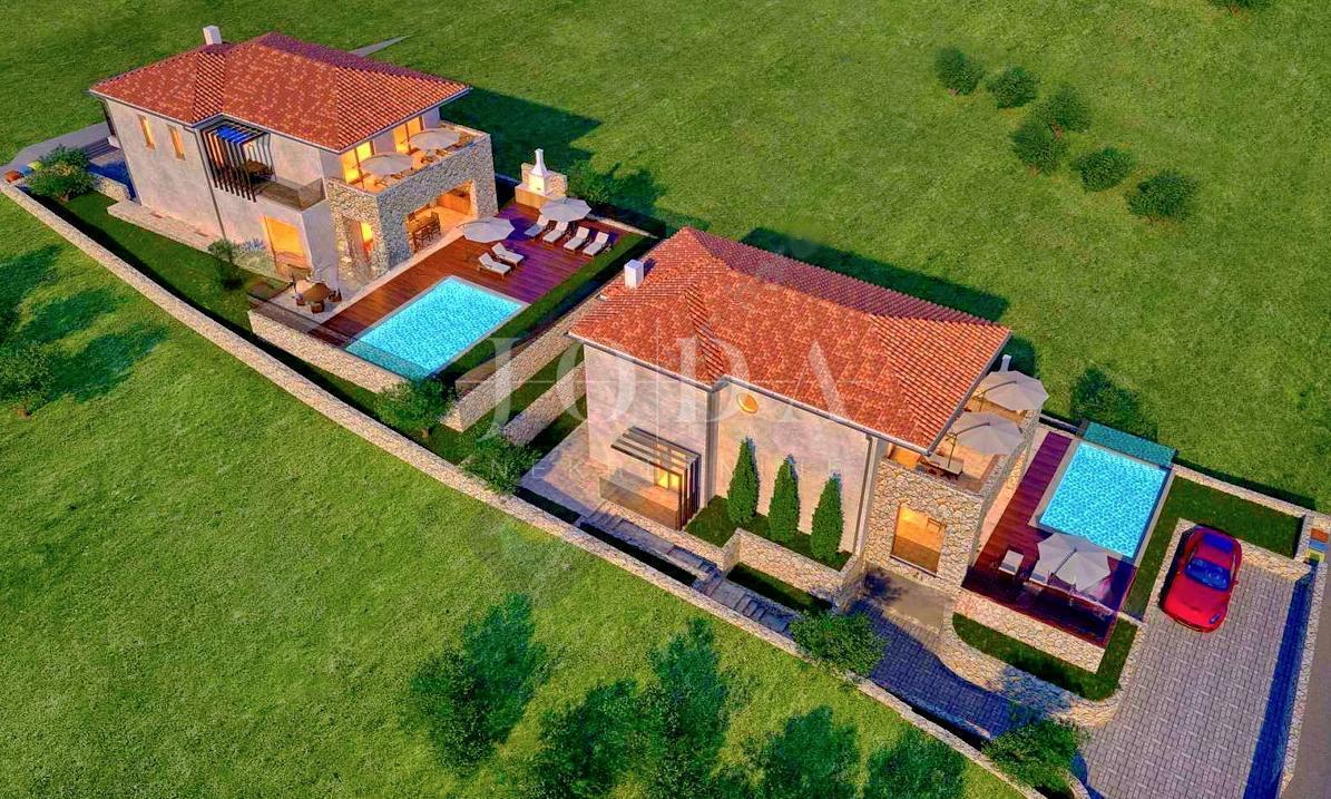 Dve samostojni hiši s projektom, 100m od morja! otok Krk