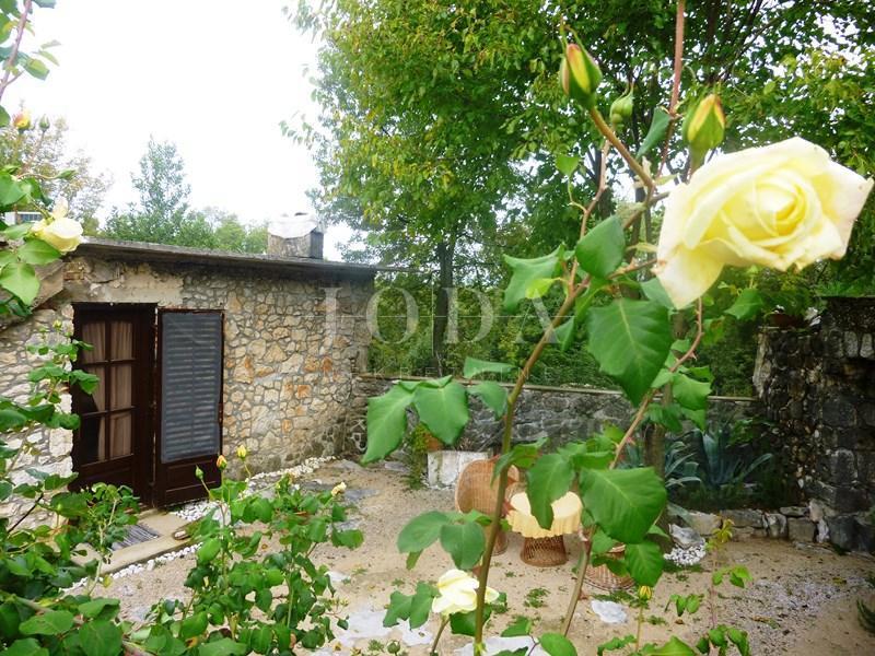 Kamnita hiša dvojček, delno adaptirana