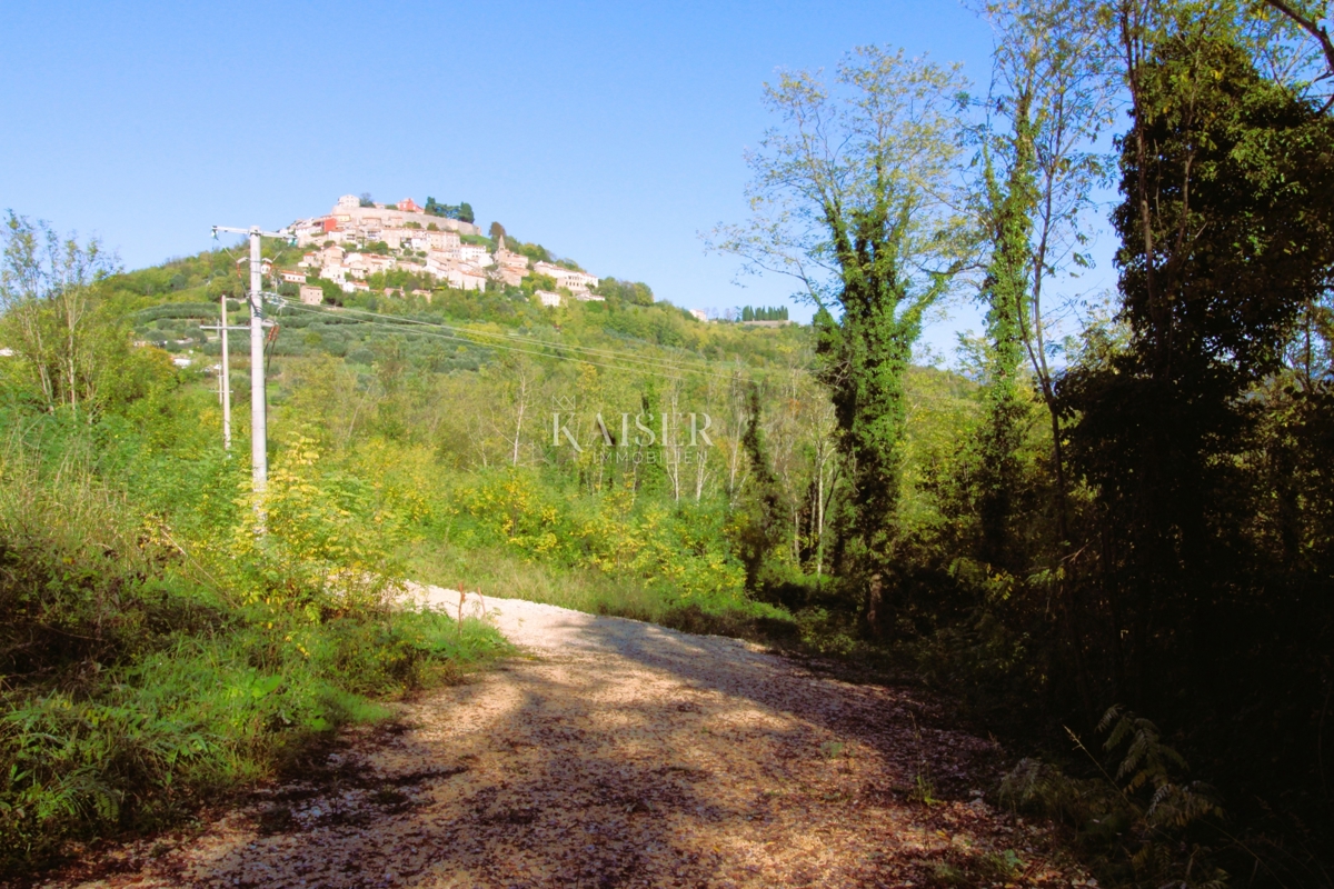 Istra, Motovun zazidljivo zemljišče pod starim mestnim jedrom