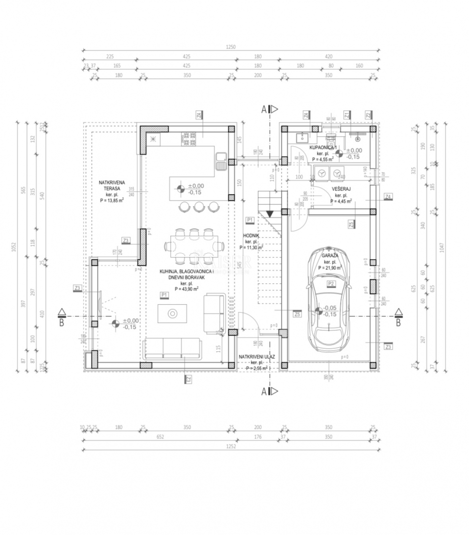 Hiša Privlaka, 128m2