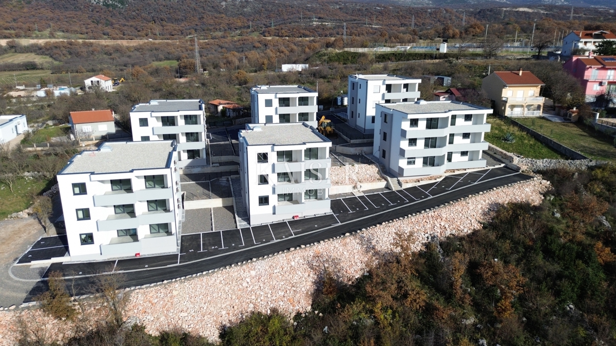 Novi Vinodolski - pritličje stanovanje S1 novogradnja 68m2