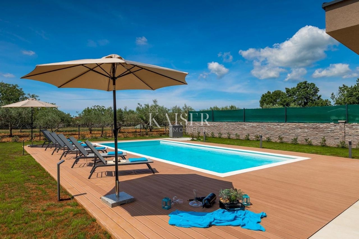 Istra, Svetvinčenat, moderna elegantna vila z bazenom