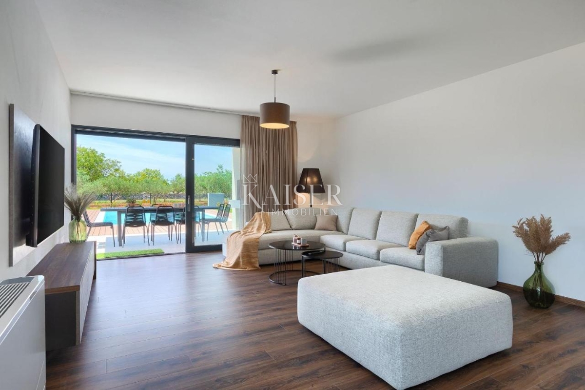 Istra, Svetvinčenat, moderna elegantna vila z bazenom