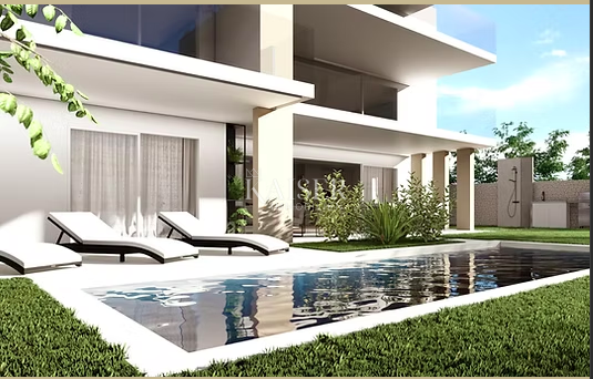 Zadar – Zaton | Stanovanje v pritličju z vrtom, bazenom in apartmajem
