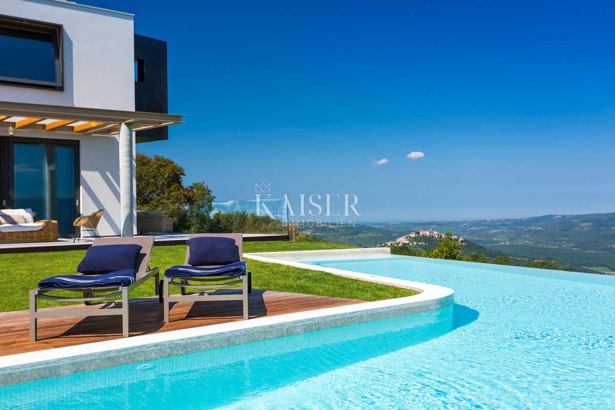 Istra, Motovun - ekskluzivna vila s čudovitim panoramskim razgledom