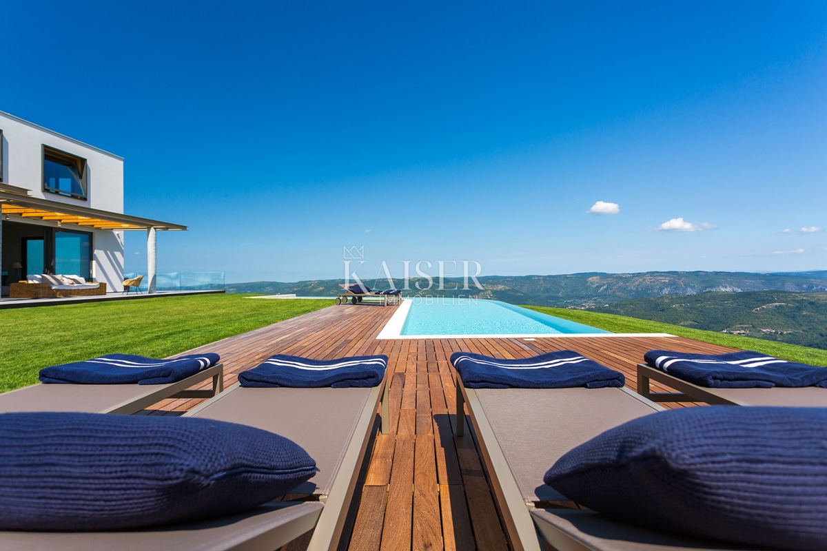 Istra, Motovun - ekskluzivna vila s čudovitim panoramskim razgledom