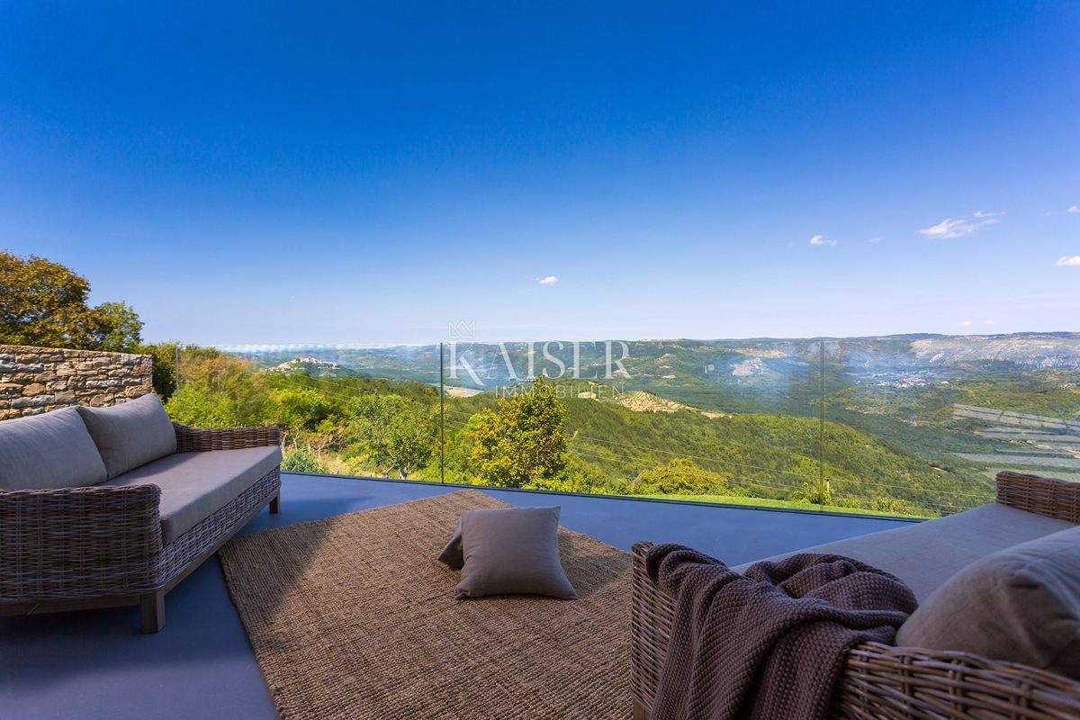 Istra, Motovun - ekskluzivna vila s čudovitim panoramskim razgledom