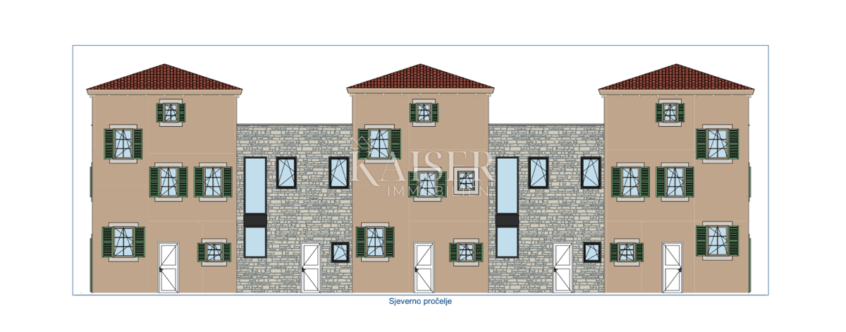 Istra - Poreč, moderna vrstna hiša 