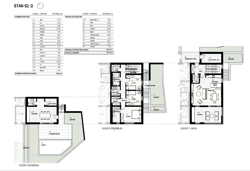 Stanovanje Glavani, Kostrena, 165m2