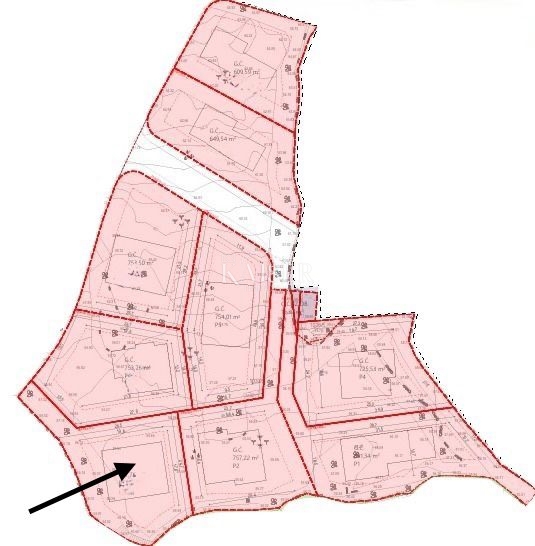 Otok Krk, Krk, gradbeno zemljišče z razgledom