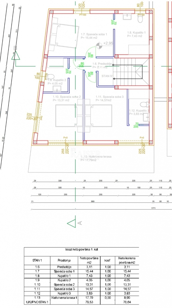 Istra, Brtonigla, moderna polpritlična hiša z bazenom