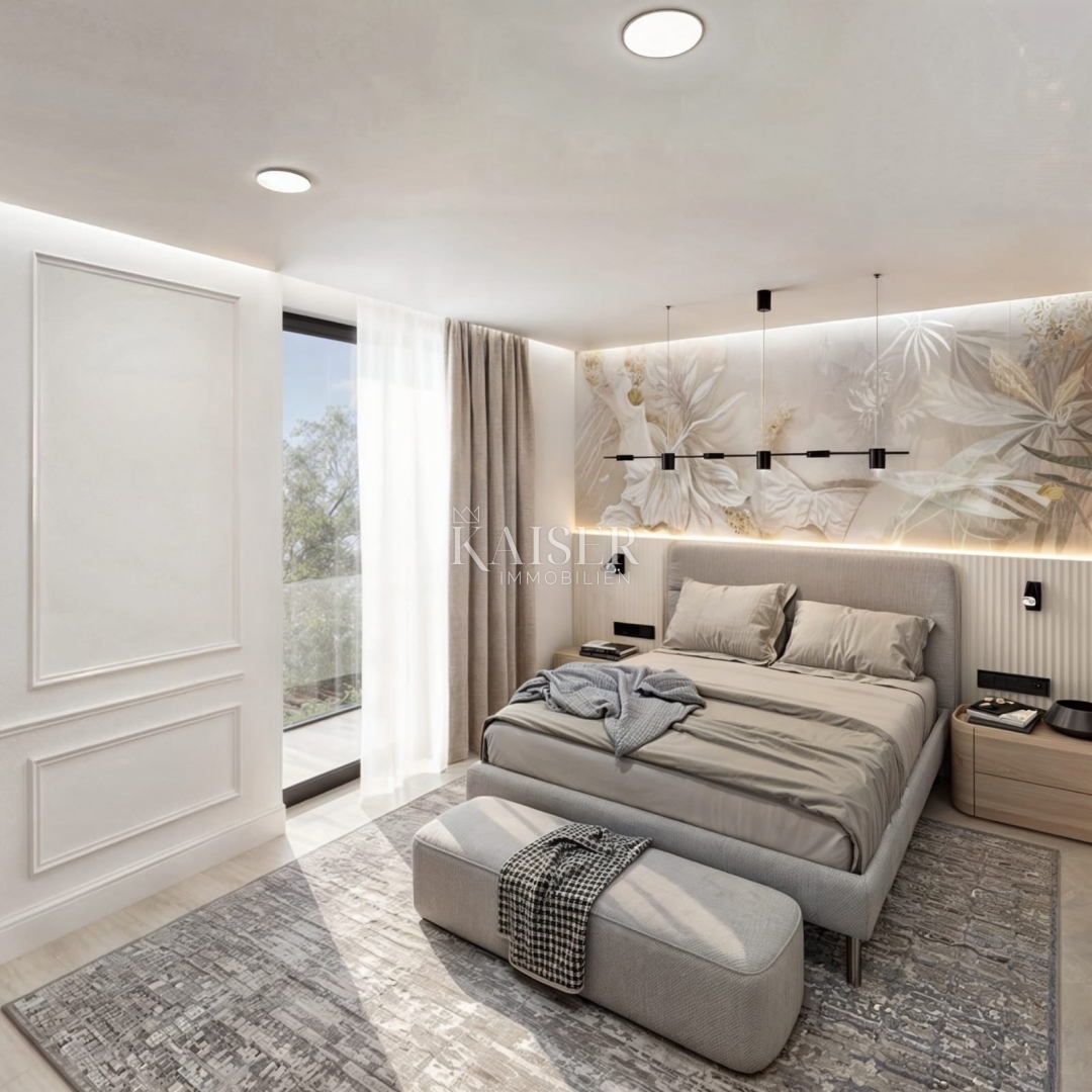 Istra, Brtonigla, moderna polpritlična hiša z bazenom