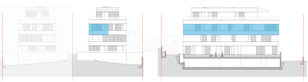 Kaštel Sućurac, Split - Prostorno trisobno stanovanje S7 s pogledom na morje, prva vrsta do morja