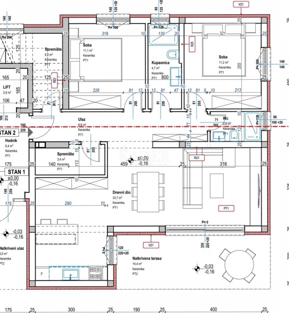Istra, Poreč - stanovanje v pritličju z vrtom 400 m2