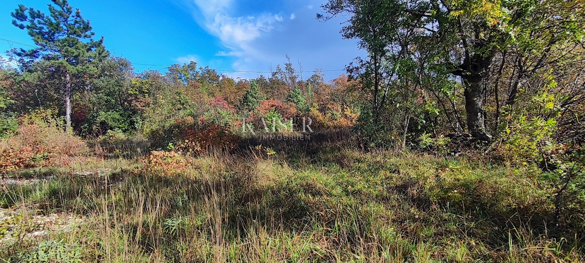 Istra, Labin - gradbeno zemljišče 500 m od morja, 2100 m2