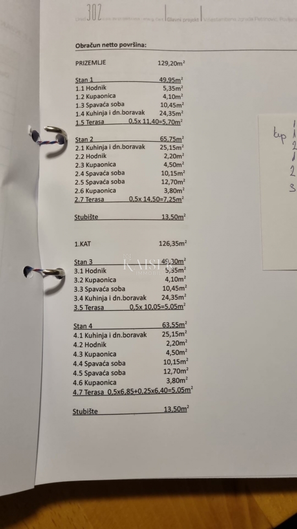 Pag, Povljana - dvosobno stanovanje S4 63,5 m2 blizu plaže