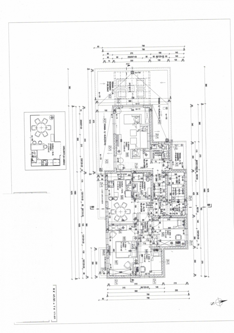 Split, K.Sućurac - apartma S1, 300 m od morja