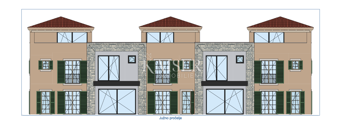 Istra - Poreč, moderne hiše v istrskem slogu