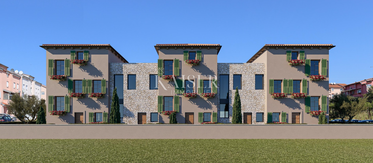 Istra - Poreč, moderne hiše v istrskem slogu