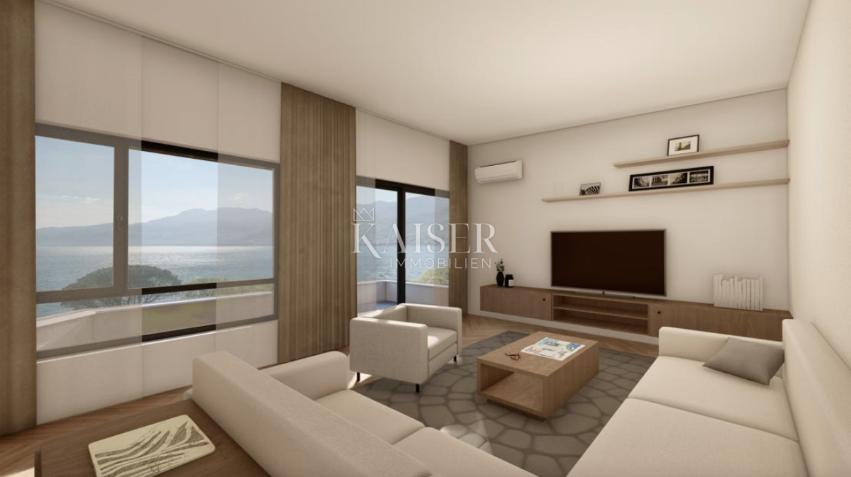 Reka, Bivio – Apartma (4) s 3 spalnicami, teraso in čudovitim razgledom 100 m od morja