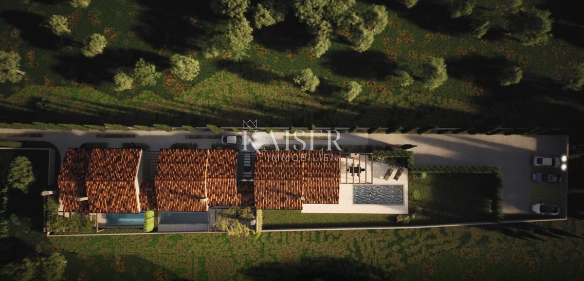 Istra - Poreč, hiša s tremi spalnicami, pritličje. 