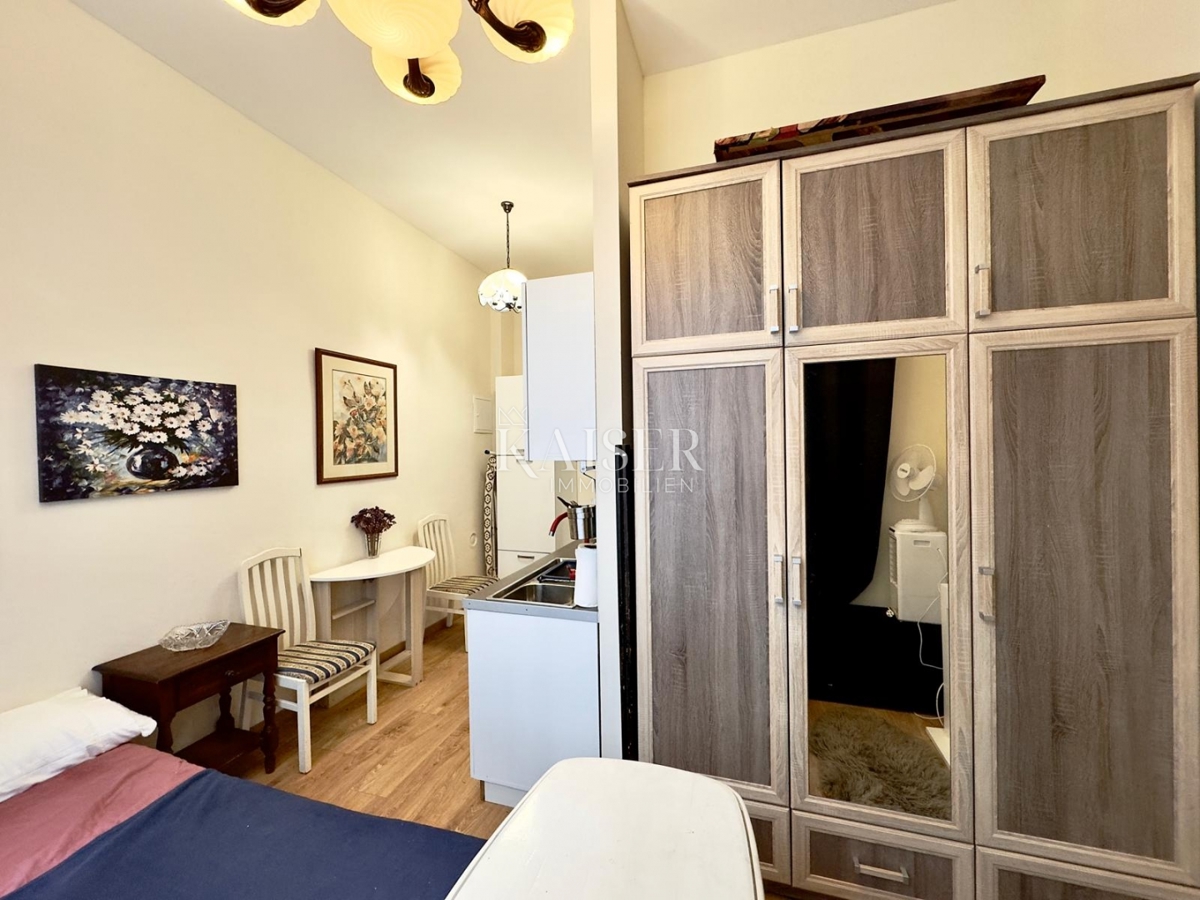 Opatija – Dva studia v zgodovinski vili 2. vrsta do morja, terasa, vrt, 2 parkirni mesti