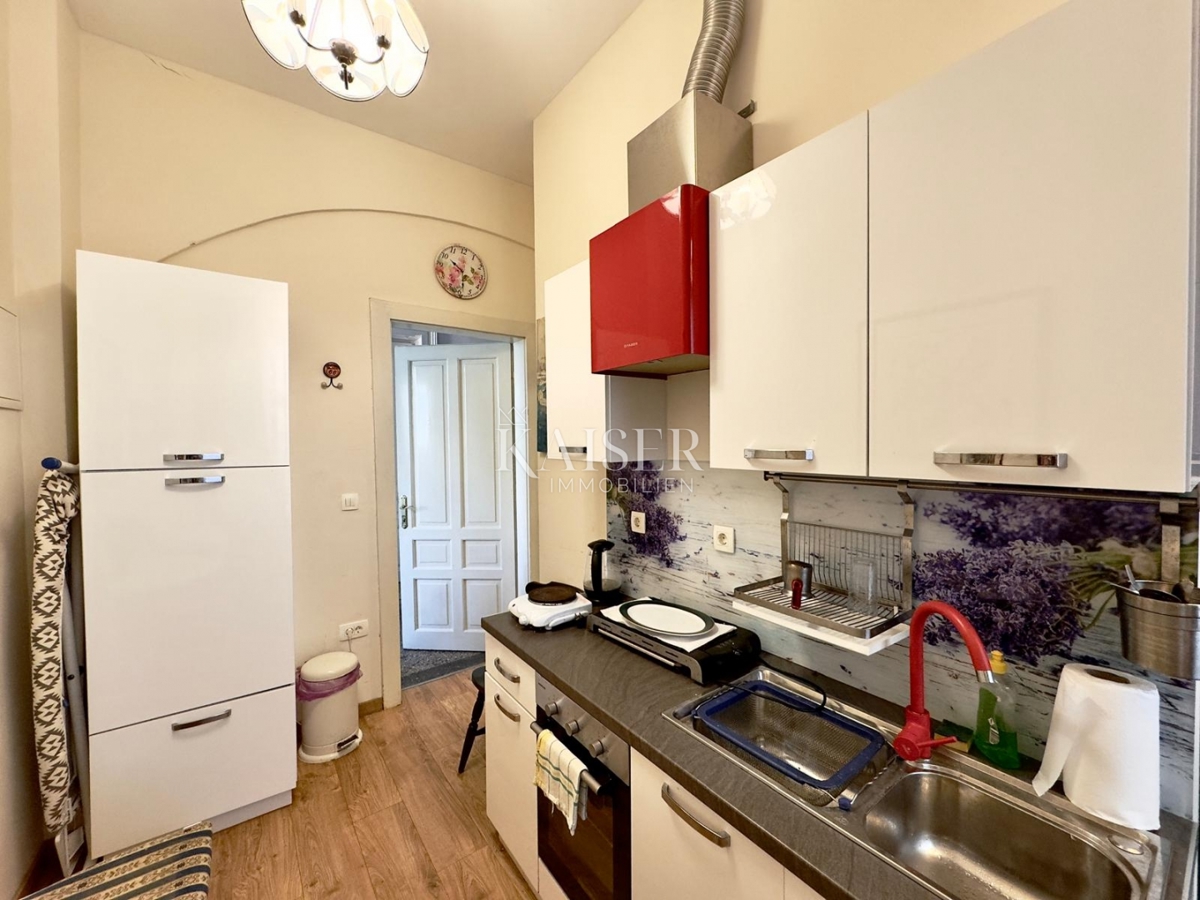 Opatija – Dva studia v zgodovinski vili 2. vrsta do morja, terasa, vrt, 2 parkirni mesti