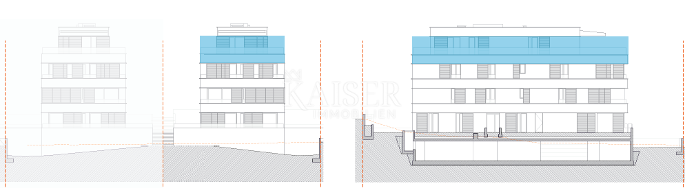 Kaštel Sućurac, Split - Ekskluzivni dvosobni penthouse S8 s panoramskim pogledom na morje, prva vrsta do morja
